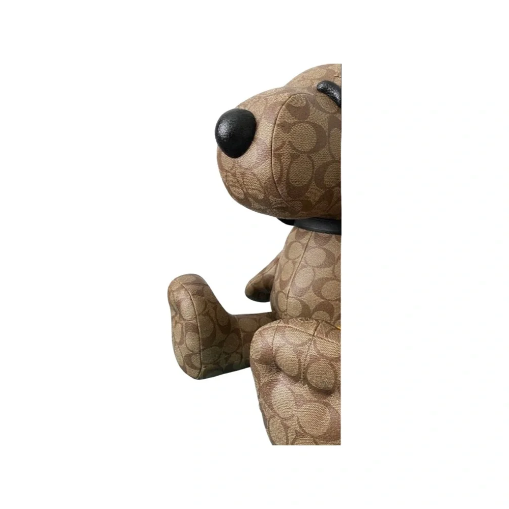 Coach X Peanuts Snoopy Collectible In Signature Canvas Plush Doll - Picture 9 of 11